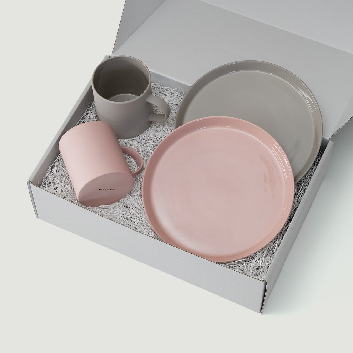 STONEWARE MUG330-PLATE210 ギフトボックスセット 新生活