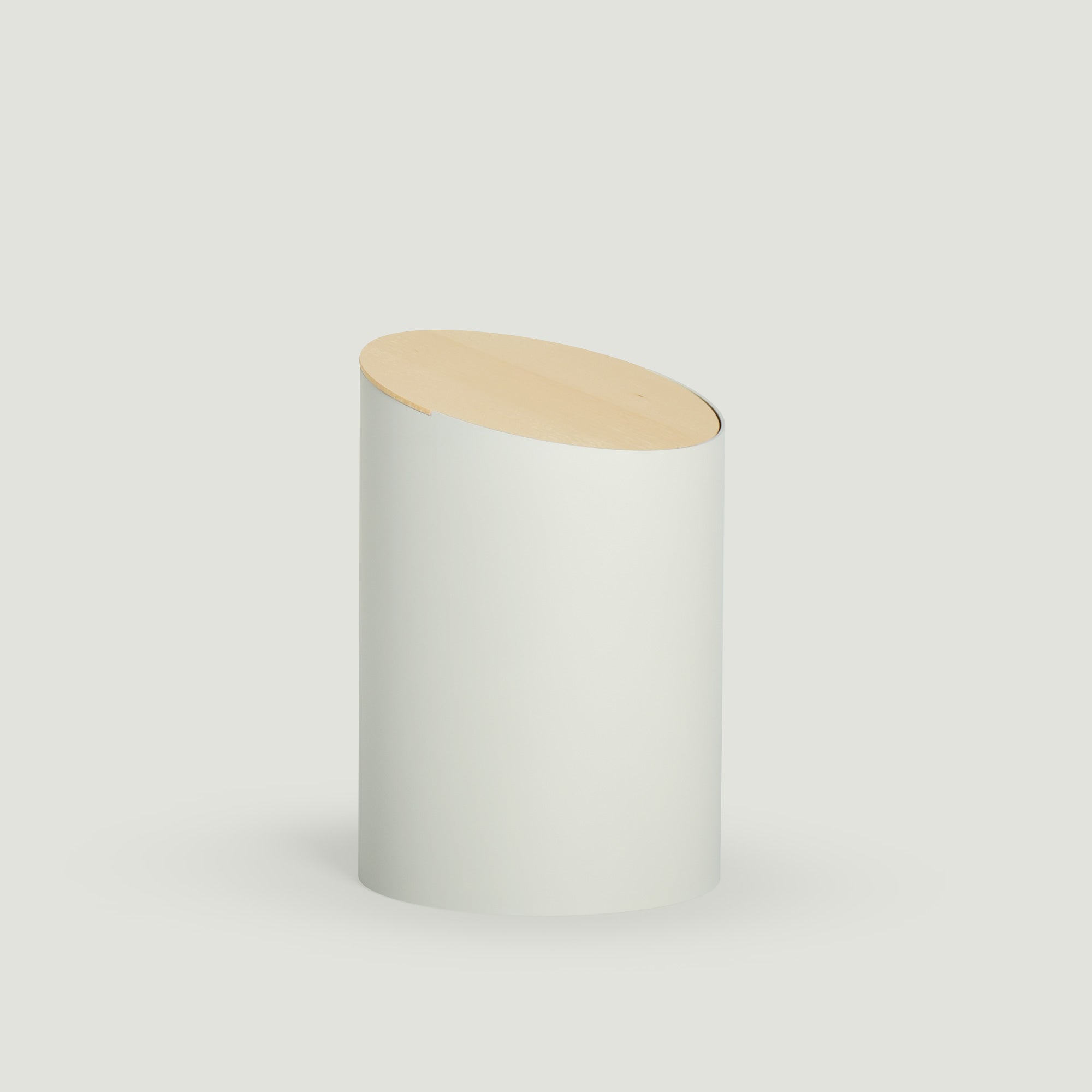 北欧デザインのおしゃれなゴミ箱 SWING BIN Sサイズ 5L グレー ハードメープル