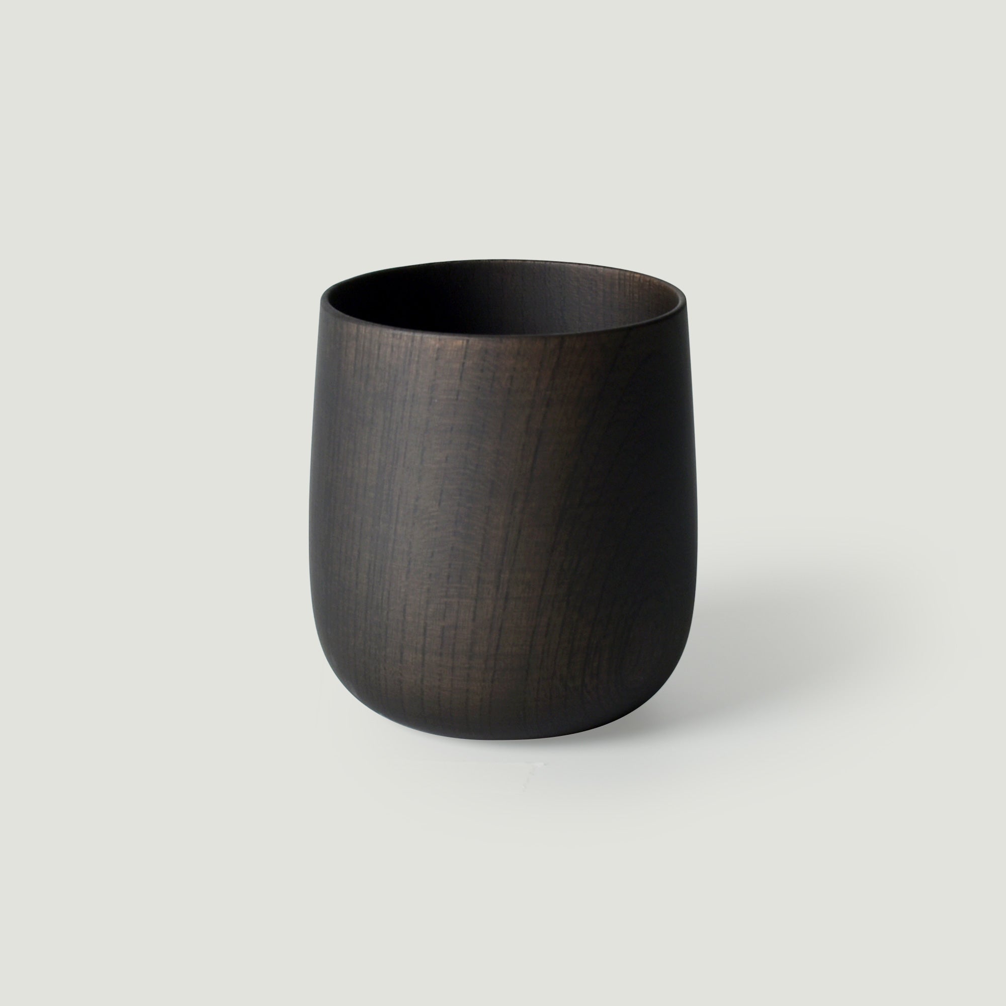 欅のカップ YUKI wood 黒 (ブラック)
