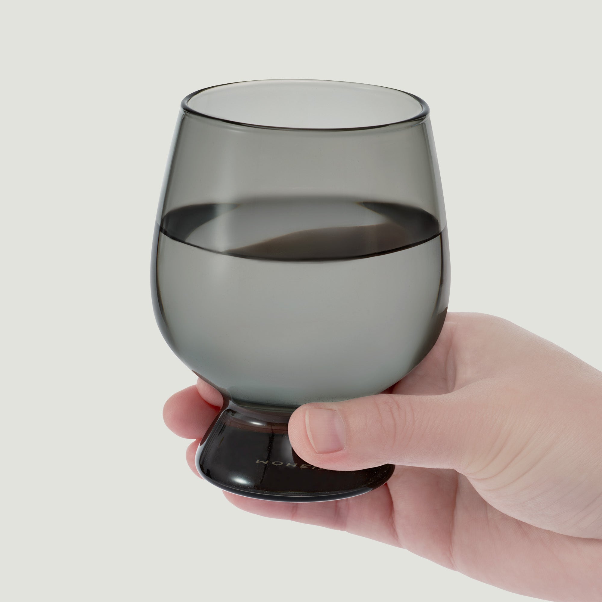 【美品】横井巴ヨコイトモエ 「ワイングラスとチェリー」 58/100 メゾチント GOBLET | ゴブレット・脚付きグラス デザートにも使える [MOHEIM store]
