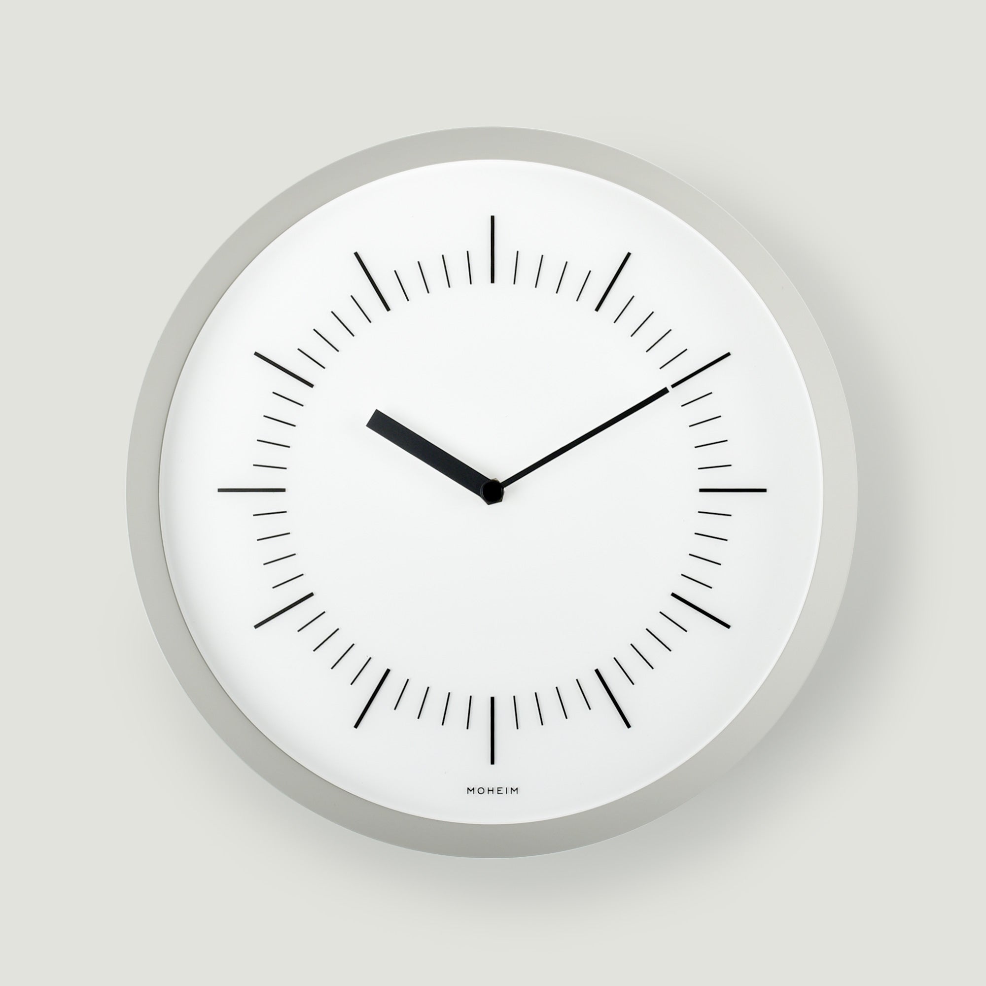 HORN 掛け時計 | シンプルで静かなウォールクロック [MOHEIM]