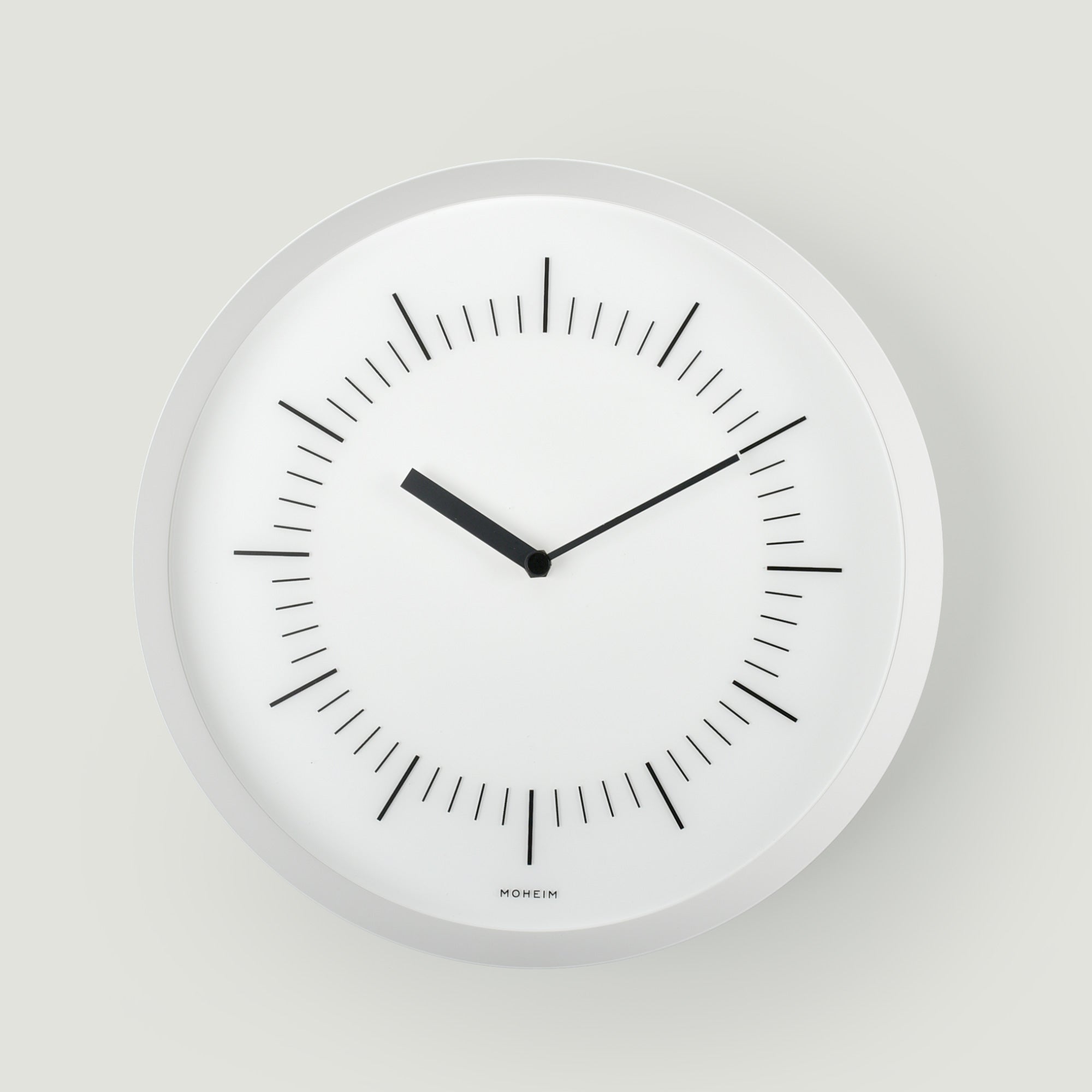 HORN 掛け時計 | シンプルで静かなウォールクロック [MOHEIM]