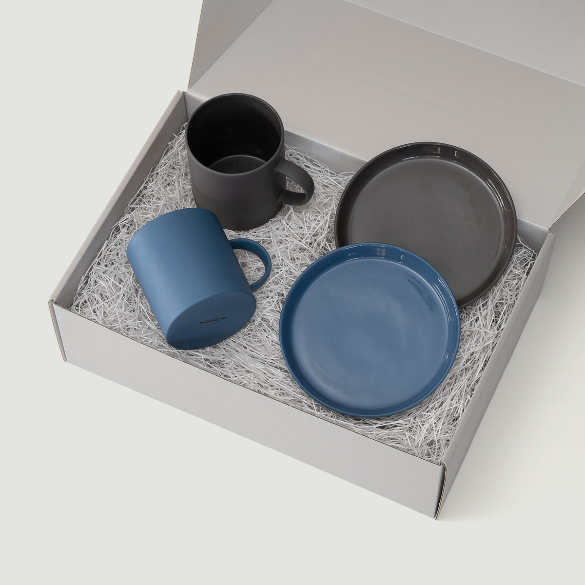 STONEWARE MUG330-PLATE150 ギフトボックスセット 贈り物