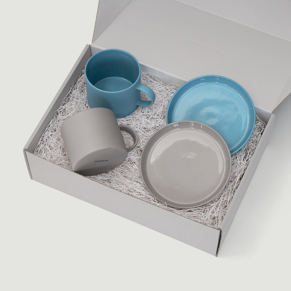 STONEWARE MUG380-PLATE150 ギフトボックスセット 引き出物