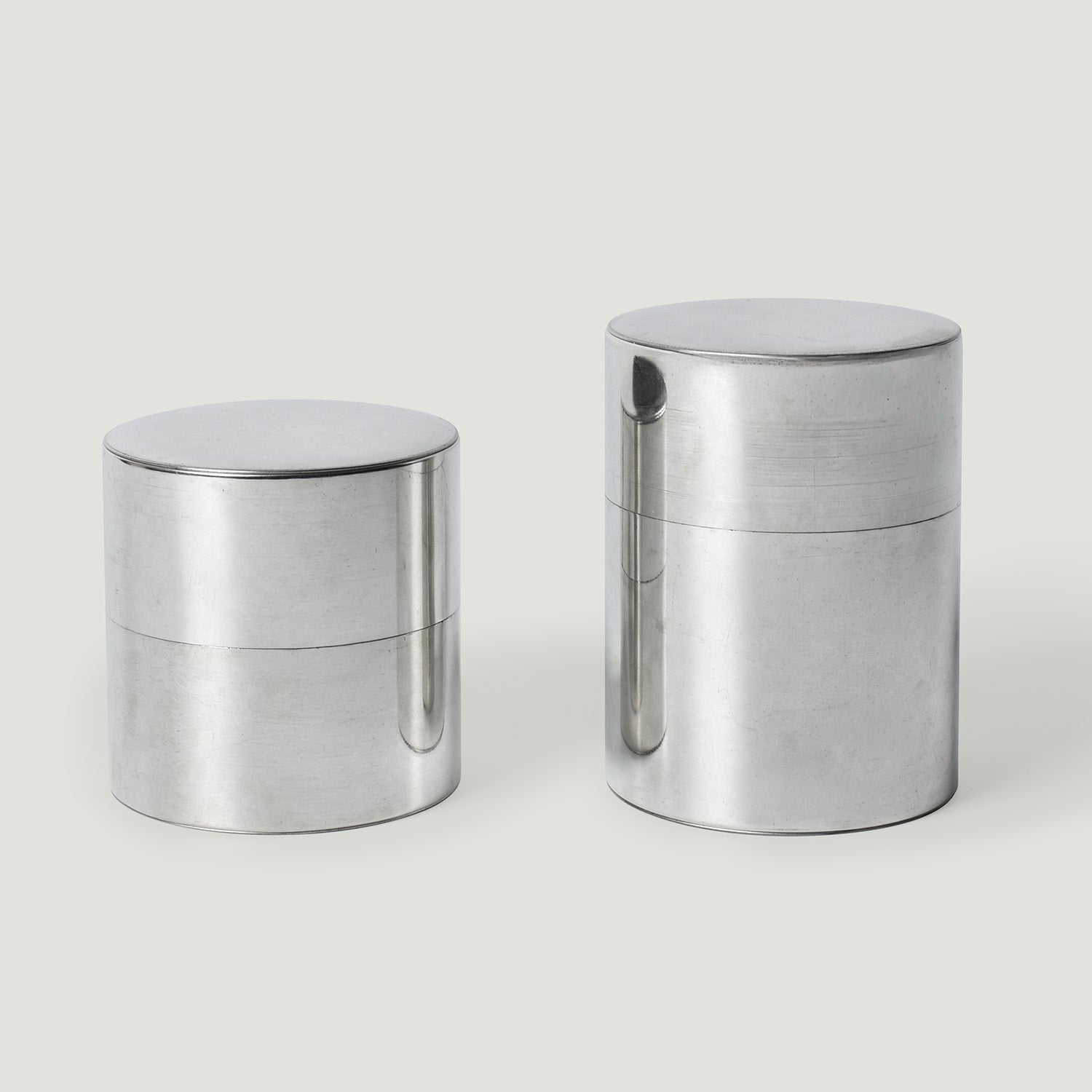 TIN CADDY plain | ブリキ茶筒・キャニスター 保存容器 日本製 手作り