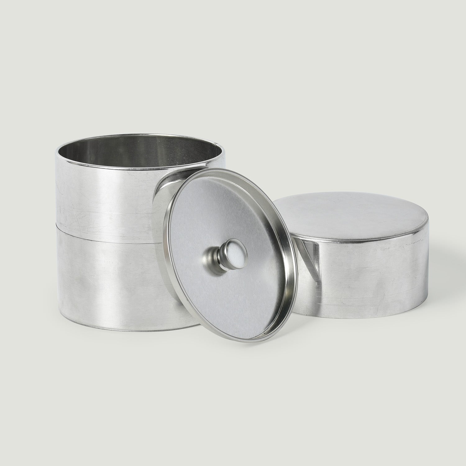 TIN CADDY plain | ブリキ茶筒・キャニスター 保存容器 日本製 手作り